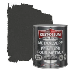 Rust-oleum Metaalverf Zijdeglans RAL9010 250ml
