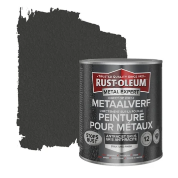Rust-oleum Metaalverf Zijdeglans RAL9010 250ml