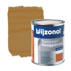 Wijzonol Lak Transparant Eiken Hoogglans 750 Ml