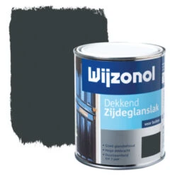Wijzonol Lak Dekkend Antraciet Zijdeglans 750 Ml