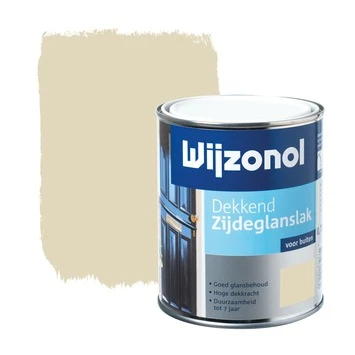 Wijzonol lak dekkend ivoor zijdeglans 750 ml