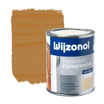 Wijzonol lak transparant grenen zijdeglans 750 ml