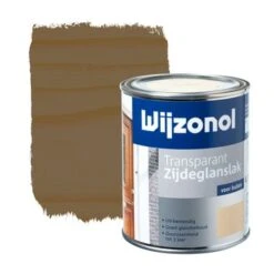 Wijzonol Lak Transparant Teak Zijdeglans 750 Ml