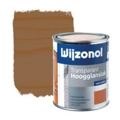 Wijzonol Lak Transparant Mahonie Hoogglans 750 Ml