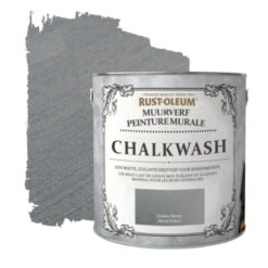 Rust-Oleum Muurverf Chalkwash Donker Beton 2,5 Liter
