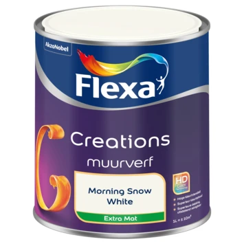 Flexa Creations muurverf morning snow extra mat 1 liter