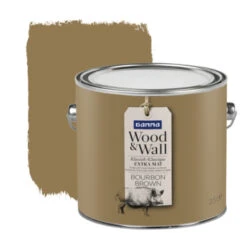 Gamma Wood&Wall Krijtverf Bourbon Brown 2,5 Liter