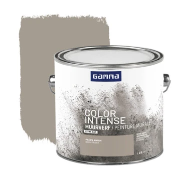 GAMMA Color intense muurverf extra mat 2,5 L pampa bruin