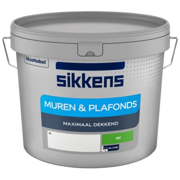 Sikkens muurverf binnen mat wit 10 liter