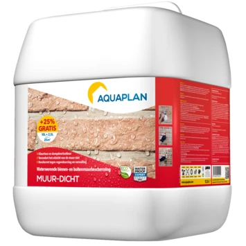Aquaplan muur-dicht transparant 12,5 liter