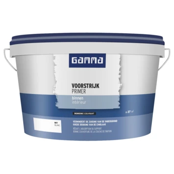 GAMMA voorstrijk dekkend wit 2,5 liter