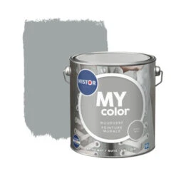 Histor My Color Muurverf Extra Mat Steel Mill 2,5 Liter
