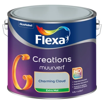 Flexa creations muurverf charming cloud extra mat 2.5 L