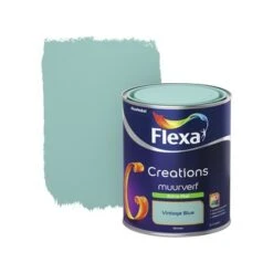 Flexa Creations Muurverf Vintage Blue Extra Mat 1 Liter