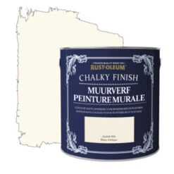 Rust-Oleum Muurverf Chalky Finish Antiek Wit 2,5 Liter