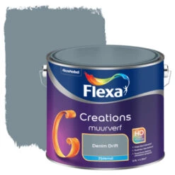 Flexa Creations Muurverf Denim Drift Zijdemat 2,5 Liter