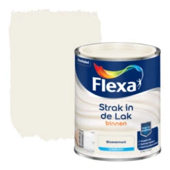 Flexa Strak In De Lak Voor Binnen Bloesemwit Zijdeglans 750 Ml
