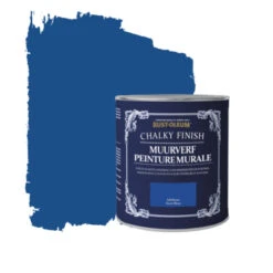 Rust-Oleum Muurverf Chalky Finish Inktblauw 1 Liter