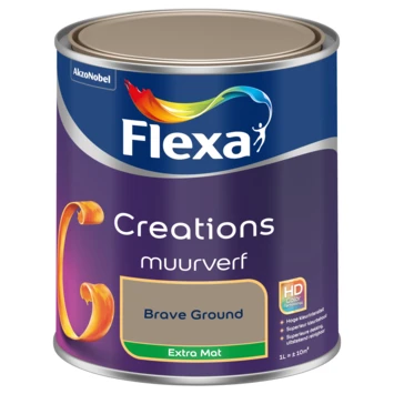Flexa Creations muurverf Brave Ground extra mat 1 liter