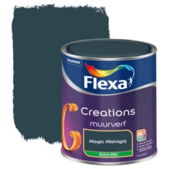 Flexa Creations Muurverf Magic Midnight Extra Mat 1 Liter