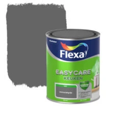 Flexa EasyCare Muurverf Keuken Antraciet Mat 1 Liter