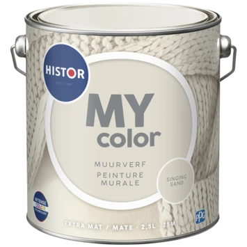 Histor My Color muurverf extra mat singing sand 2,5 liter