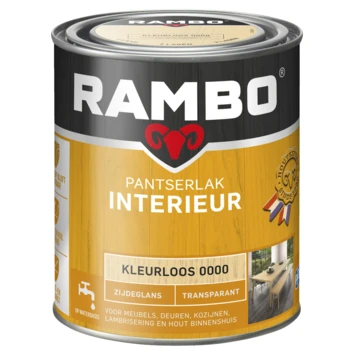 Rambo pantserlak interieur transparant zijdeglans kleurloos 750 ml