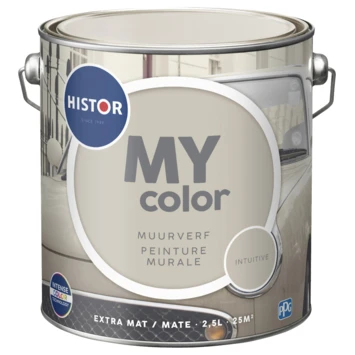 Histor My Color muurverf extra mat intuitive 2,5 liter
