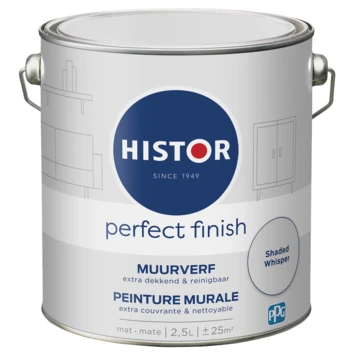 Histor Perfect Finish muurverf mat Shaded Whisper 2,5 liter