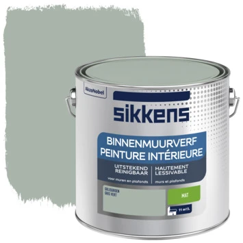 Sikkens muurverf grijsgroen 2,5L