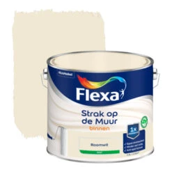 Flexa Strak Op De Muur Roomwit Mat 2,5 Liter