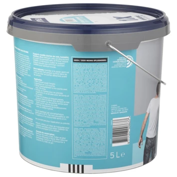 GAMMA muurverf 1x dekkend badkamer & keuken wit 5 liter