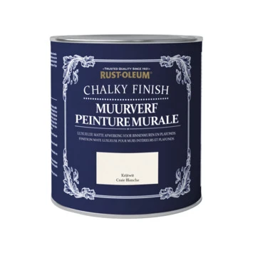 Rust-Oleum muurverf Chalky Finish krijtwit 1 liter