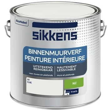 Sikkens muurverf wit 2,5L