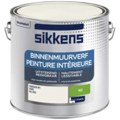 Sikkens Muurverf Ral 9010 Gebroken Wit 2,5L
