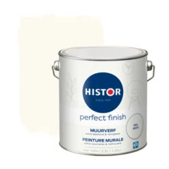 Histor Perfect Finish Muurverf Mat Ral 9003 2,5 Liter