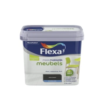 Flexa Mooi Makkelijk meubels zwart zijdeglans 750 ml