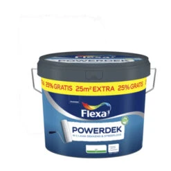 Flexa Powerdek Wit 10 Liter + 25%
