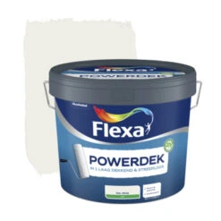 Flexa Powerdek Latex RAL9016 Verkeerswit Mat 10 Liter