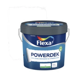 Flexa Powerdek Latex Wit Mat 5 Liter