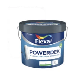 Flexa Powerdek Latex Wit Mat 2,5 Liter
