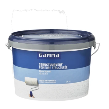 GAMMA structuurverf wit 2,5 liter