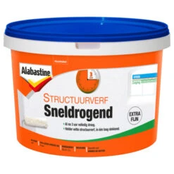 Structuurverf Fijn Wit 5 Liter