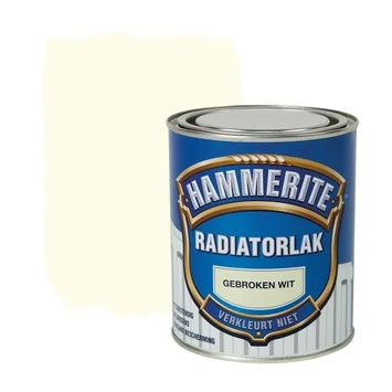Hammerite radiatorlak gebroken wit hoogglans 750 ml