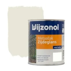 Wijzonol Metaallak Roomwit Zijdeglans 750 Ml