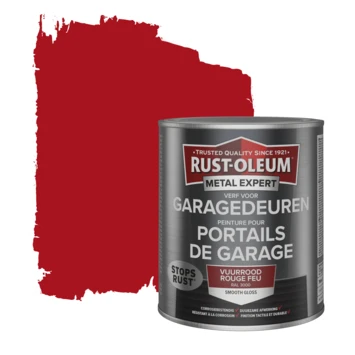 Rust-Oleum Metal Expert Verf voor garagadeuren hoogglans RAL 3000 750 ml