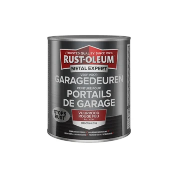 Rust-Oleum Metal Expert Verf voor garagadeuren hoogglans RAL 3000 750 ml