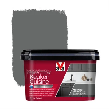 V33 Renovatieverf Keuken antraciet 2 liter