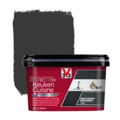 V33 Renovatieverf Keuken Smokyzwart 2 Liter
