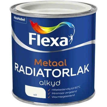 Flexa radiatorlak wit 250 ml